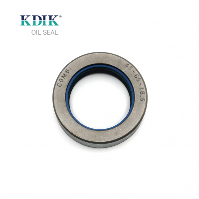 NBR 45*65*18.5 COMBI Oil Seal Tractor Parts Shaft Oil Seal Agricultural Machinery Oil Seal