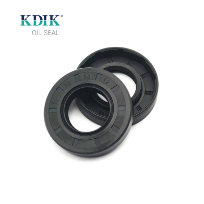 High Quality NBR Nitrile Rotary Shaft Oil Seal TC 30*58*12 Covered Double Lip with Spring