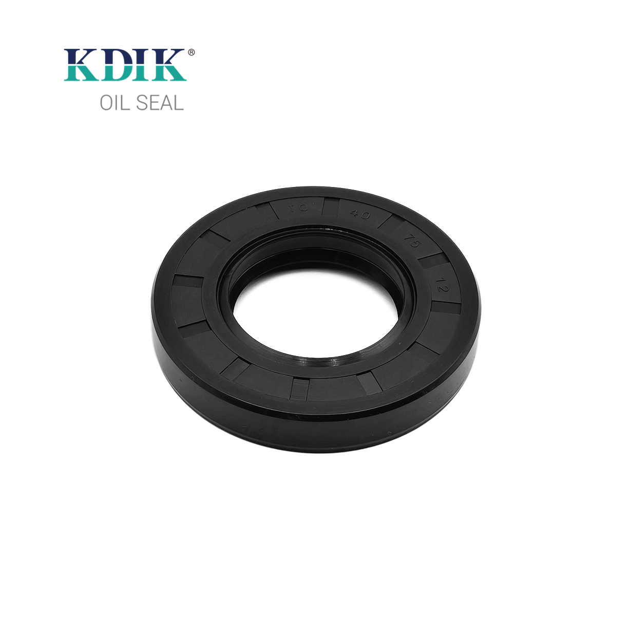 Exact Fit TC 40*75*12 NBR Rotary Shaft Oil Seal Covered Double Lip with Spring