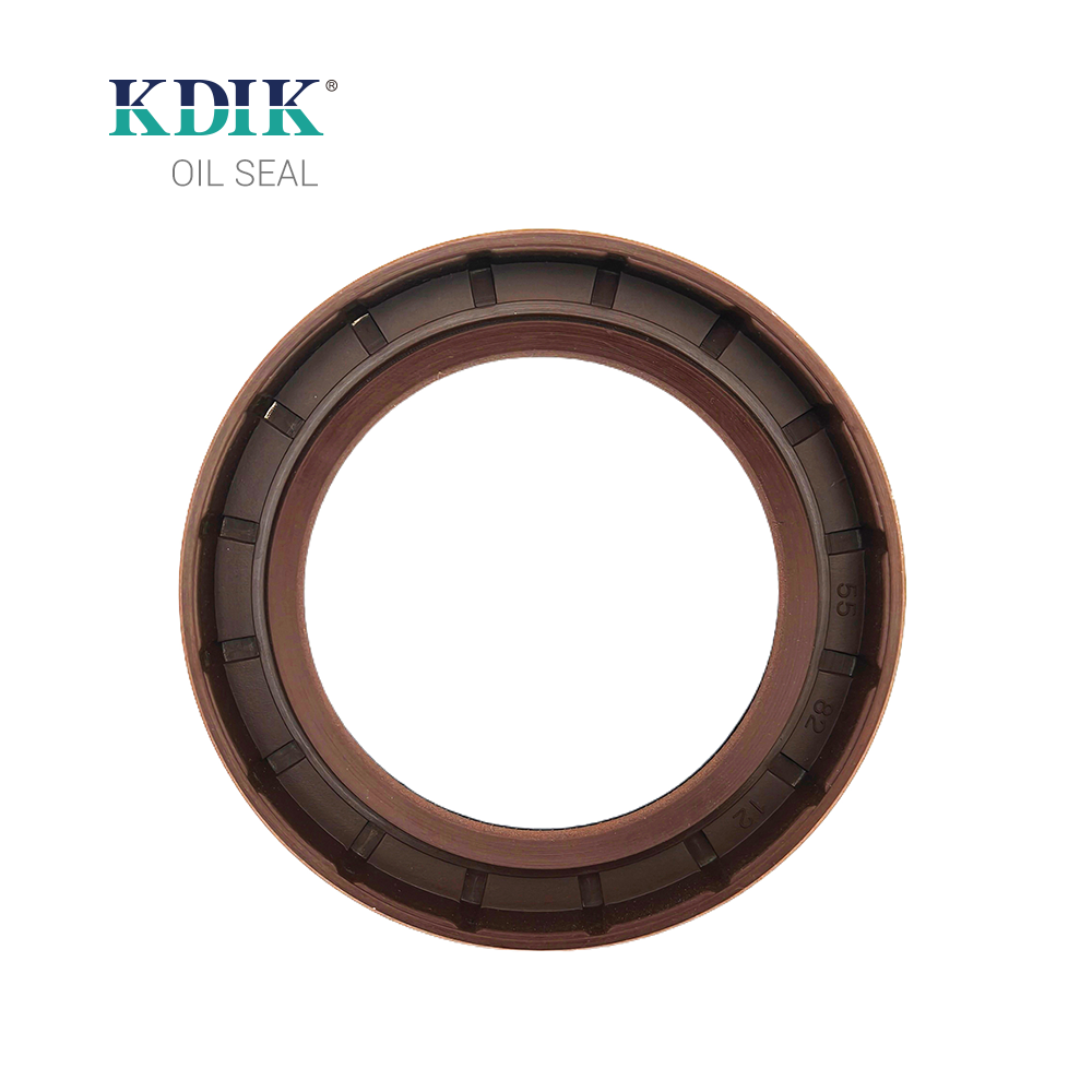 HTC 55*82*12 Crankshaft Oil Seal with Nitrile Sealing Lip and Carbon Steel Spring for Auto Parts