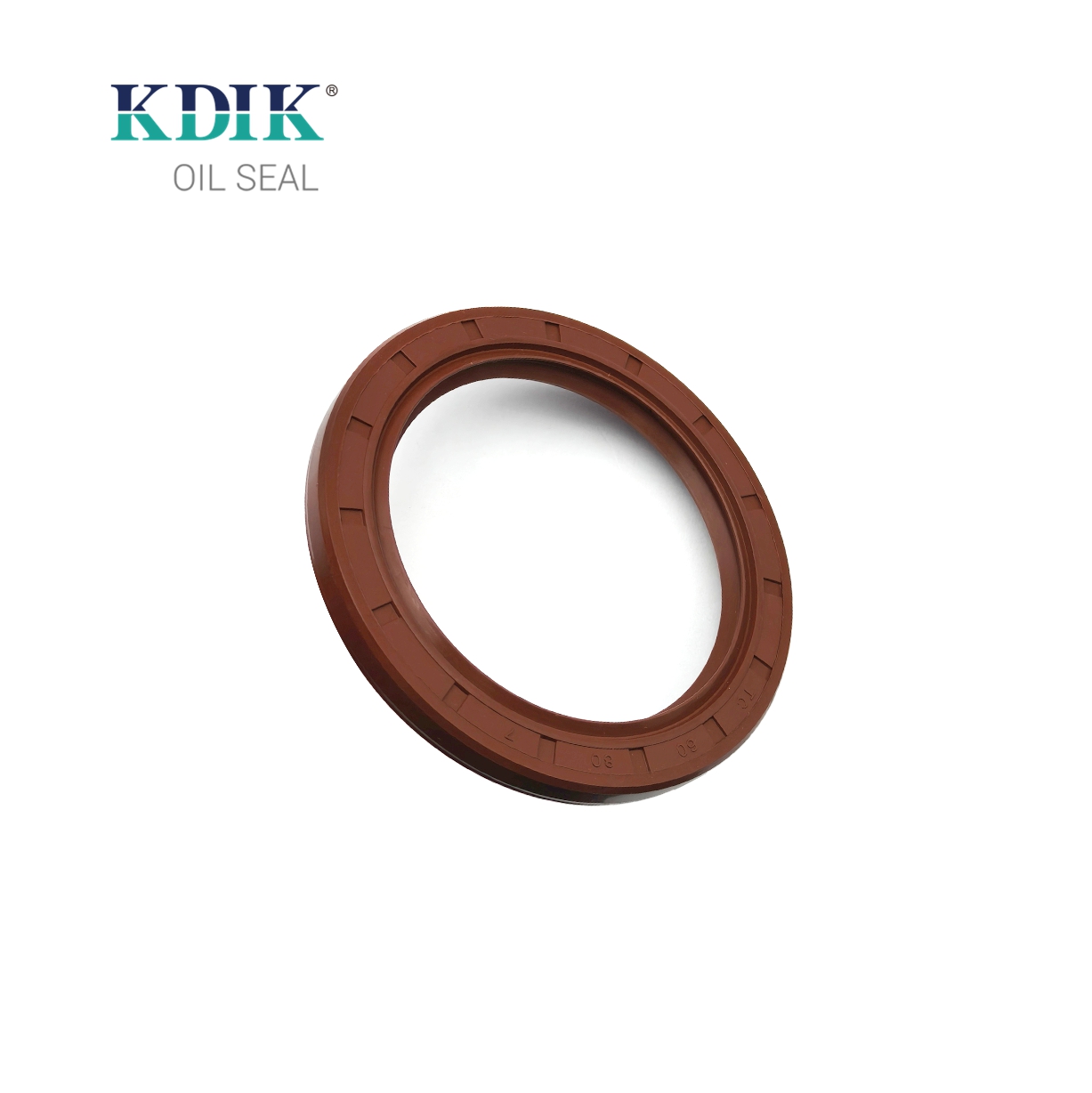 High Quality Rubber Rotary Shaft Oil Seal TC 60*80*7 FKM Double Lip with Spring for Construction Machinery Parts