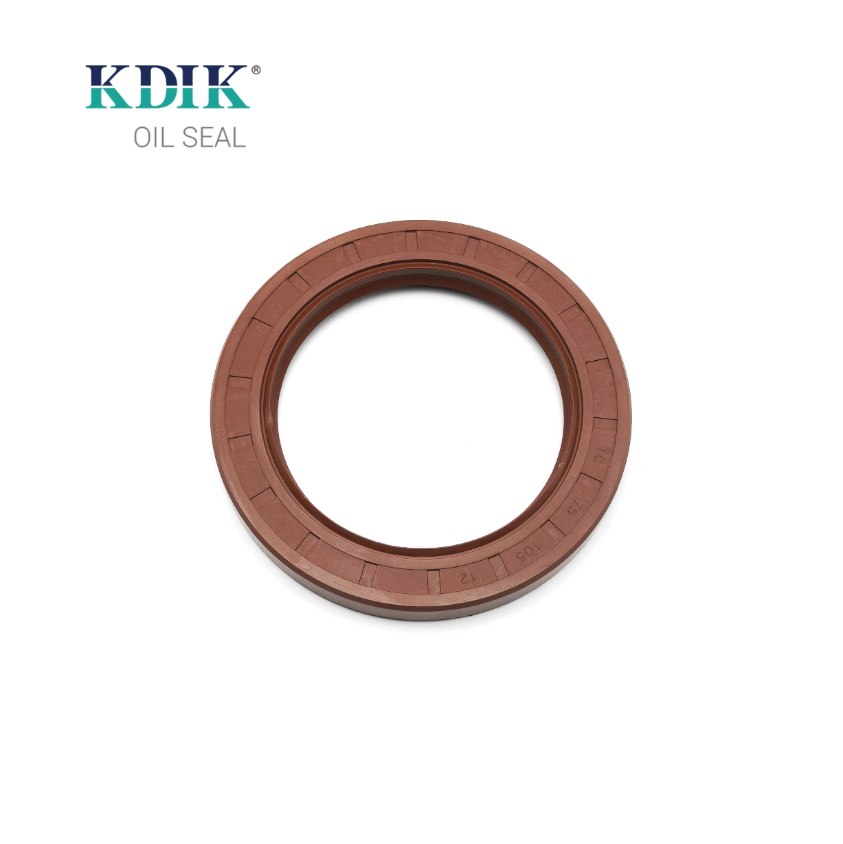 75*105*12 FKM TC Rubber Rotary Shaft Oil Seal Skeleton Oil Seal for Construction Machinery Parts