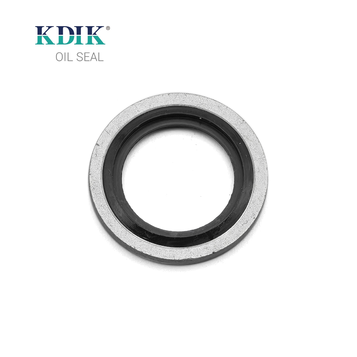 Hydraulic Bonded Sealing Washers G3/8 23.8x15x2.8mm Carbon Steel Nitrile Rubber Gasket