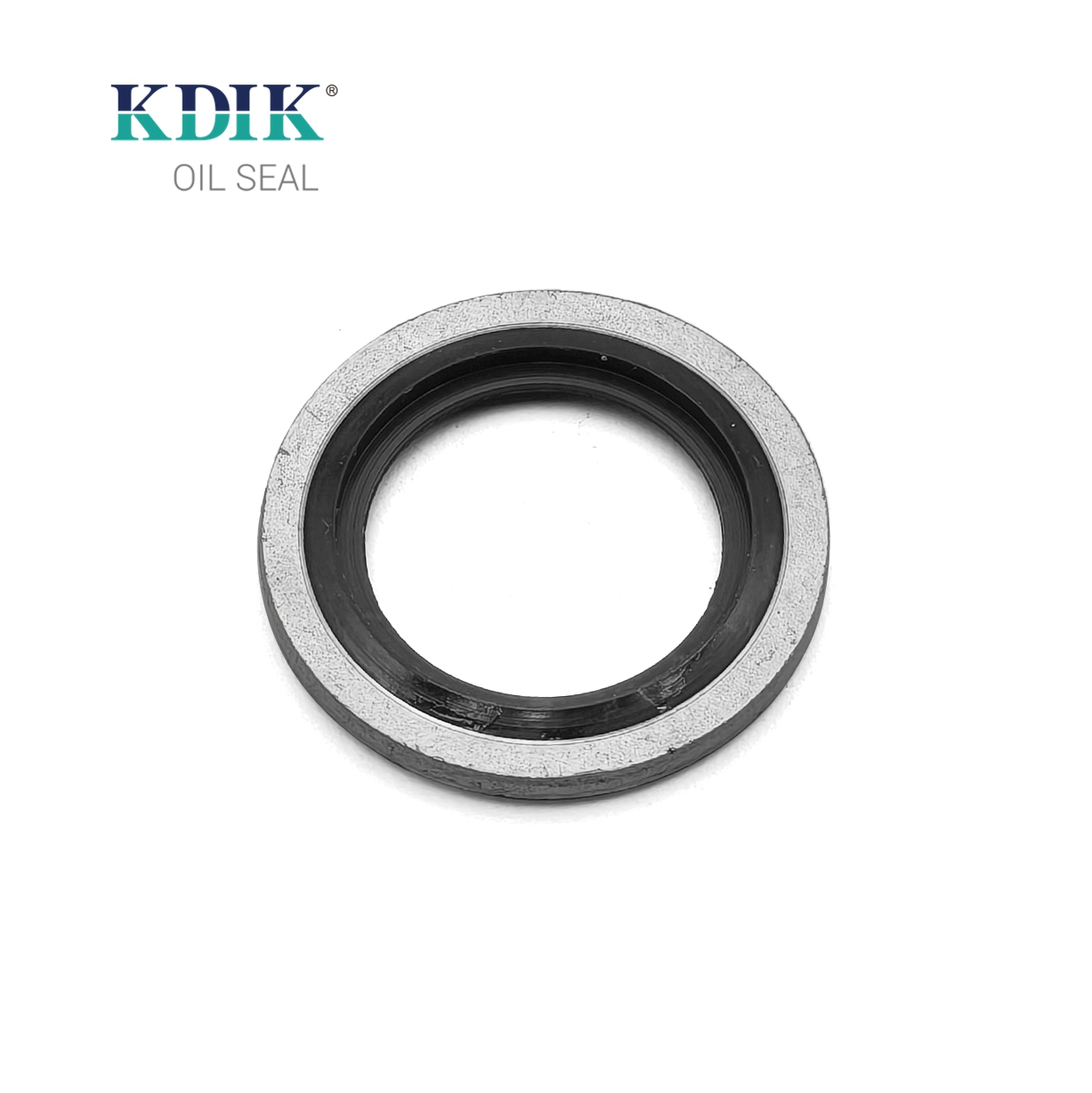 Hydraulic Bonded Sealing Washers G3/8 23.8x15x2.8mm Carbon Steel Nitrile Rubber Gasket