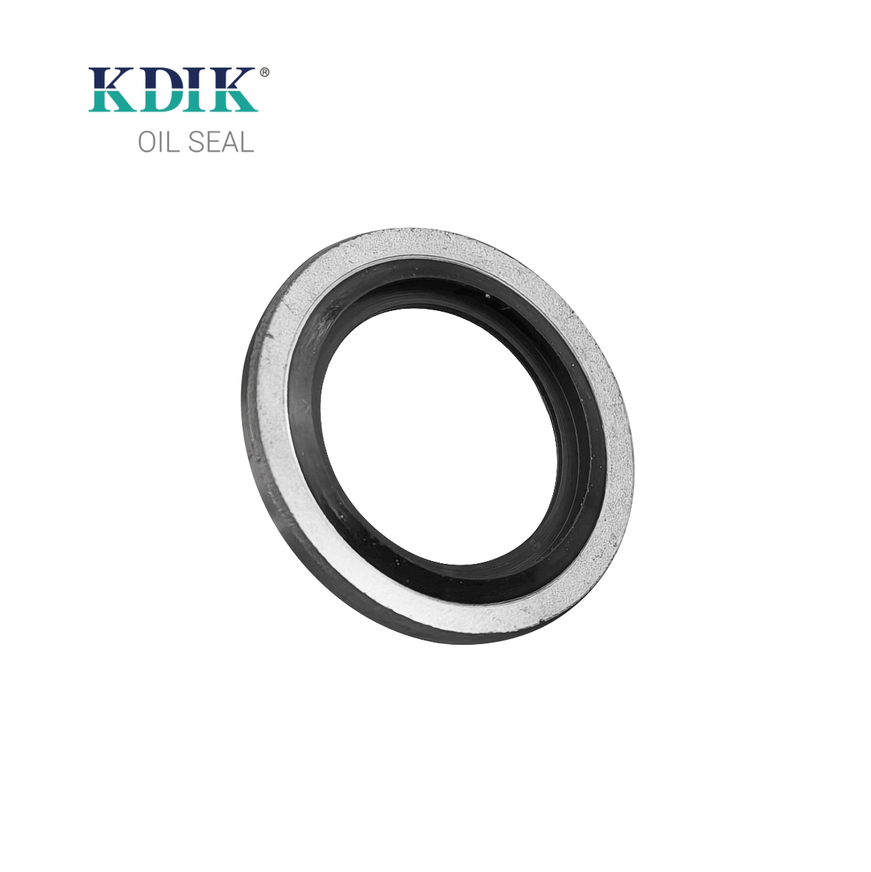 Hydraulic Bonded Sealing Washers G3/8 23.8x15x2.8mm Carbon Steel Nitrile Rubber Gasket