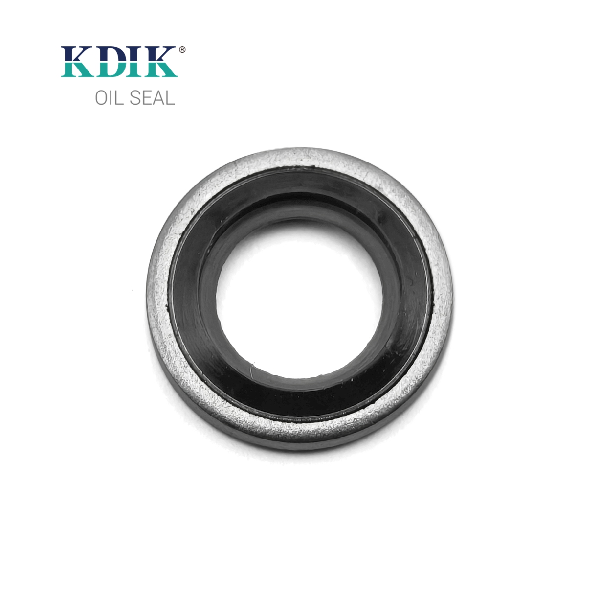 Hydraulic Bonded Sealing Washers G1/8 15.9x8.5x2.9mm Carbon Steel Nitrile Rubber Gasket