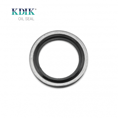 KDIK High Quality Bonded Sealing Washers 3/4 Carbon Steel Nitrile Rubber Gasket