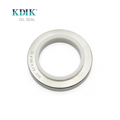 Manufacturer KDIK Factory Direct Seal Yellow 65*90*12 Three-lip Stainless Steel Oil Seal PTFE SS Construction Machinery Parts