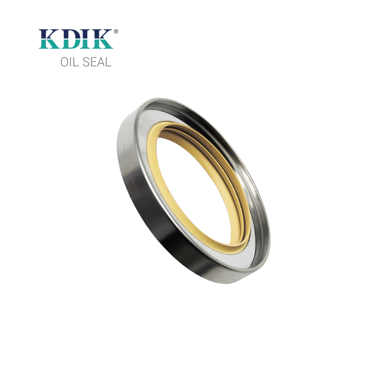 Manufacturer KDIK Factory Direct Seal Yellow 65*90*12 Three-lip Stainless Steel Oil Seal PTFE SS Construction Machinery Parts