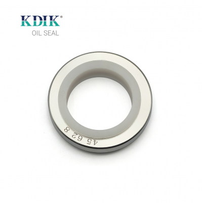 High Quality Yellow Double Lip Oil Seal 45*62*8 PTFE Shaft Seals Stainless Steel for Motorcycles Construction machinery