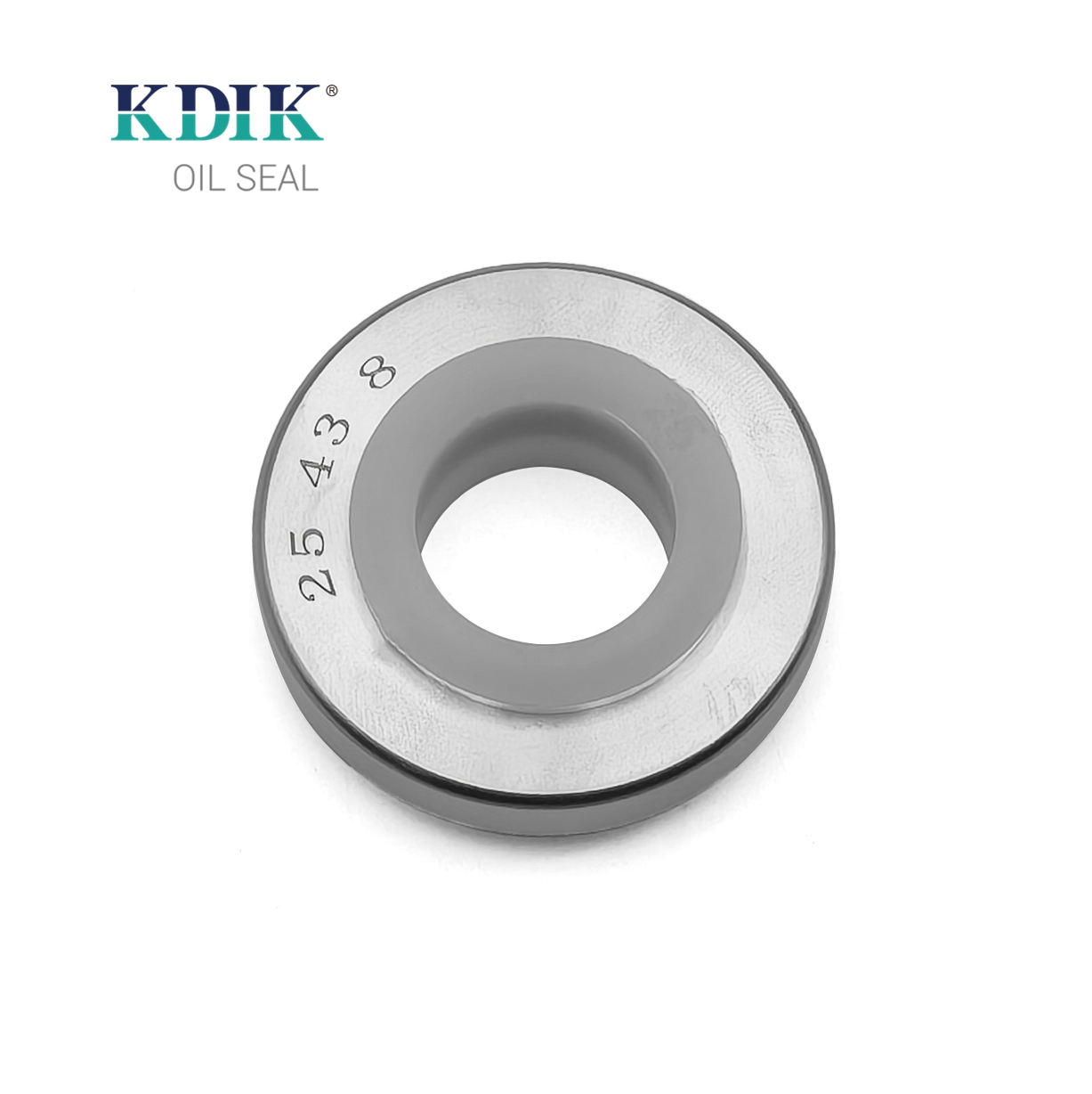 Black Double Reversed Lip Oil Seal Stainless Steel Oil Seal PTFE SS 25*43*8 for Construction Machinery Parts