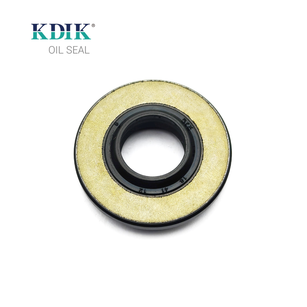 18*41*12 High Pressure Shock Absorber Seal Yellow Anti-Corrosion Metal Shell NBR Rubber Damper Oil Seal Auto Spare Parts