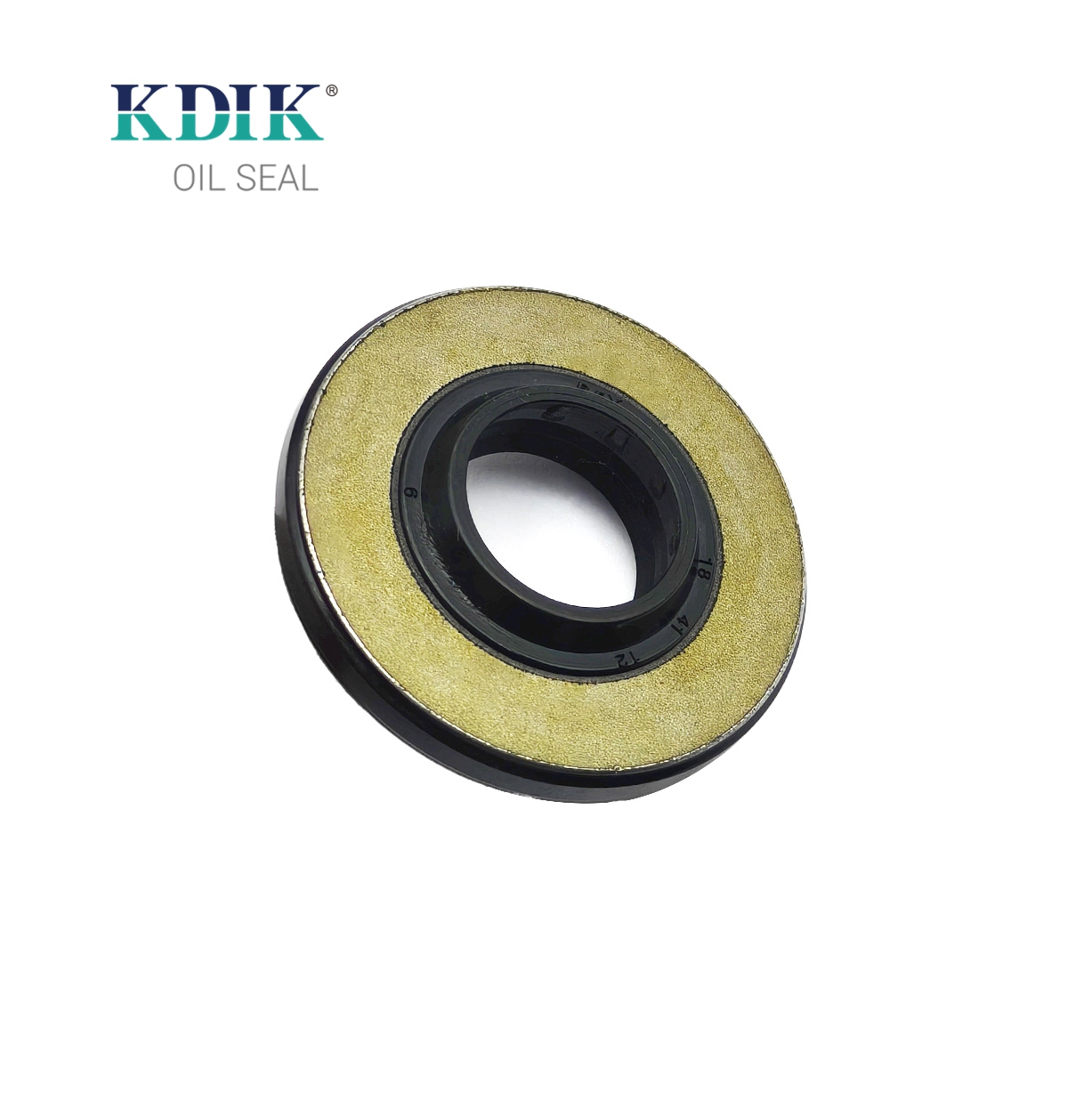 18*41*12 High Pressure Shock Absorber Seal Yellow Anti-Corrosion Metal Shell NBR Rubber Damper Oil Seal Auto Spare Parts