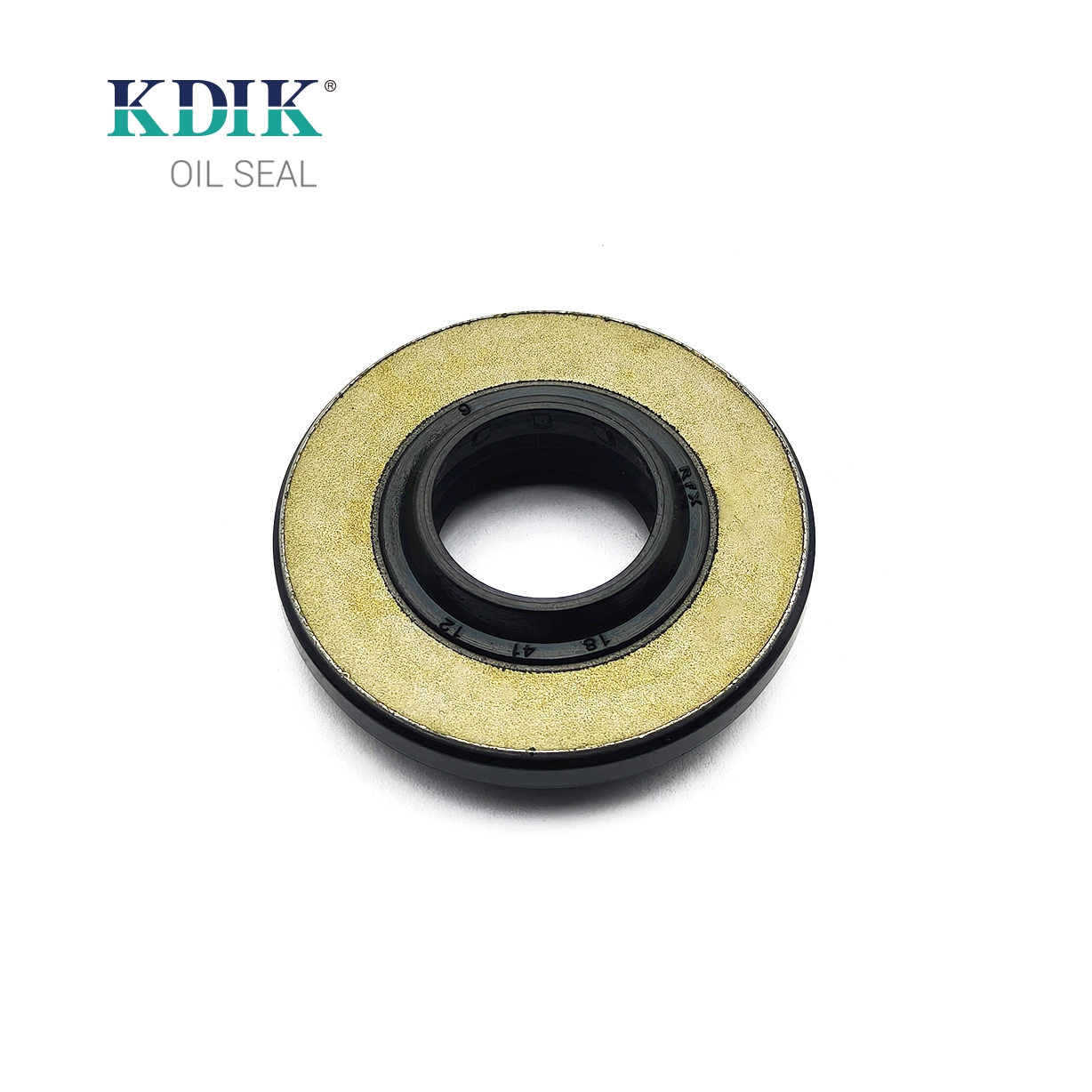 18*41*12 High Pressure Shock Absorber Seal Yellow Anti-Corrosion Metal Shell NBR Rubber Damper Oil Seal Auto Spare Parts