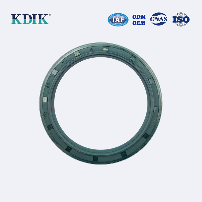 55*70*6 Double Lips TC Rubber Rotary Shaft Oil Seal Standard Skeleton Seal for Construction Machinery Parts