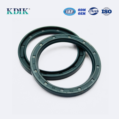 55*70*6 Double Lips TC Rubber Rotary Shaft Oil Seal Standard Skeleton Seal for Construction Machinery Parts