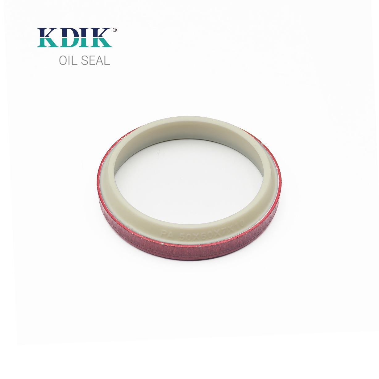 50*60*7/10 87687027 Dust Seal Red Metal Housing PA Nylon Inner Shaft Oil Seal for New Holland Case Agricultural Equipment