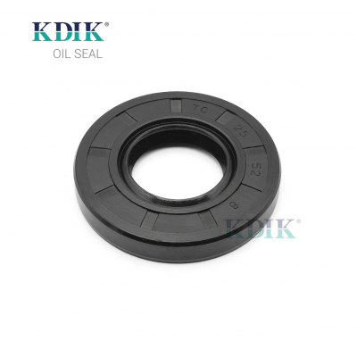 25*52*8 TC Type Double Lip Rotary Shaft Rubber Oil Seal for Construction Machinery Parts