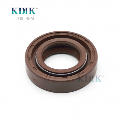KDIK DC Oil Seal 17*30*7 FKM Double Lip with Spring Rotary Shaft Seal for Automotive Transmission